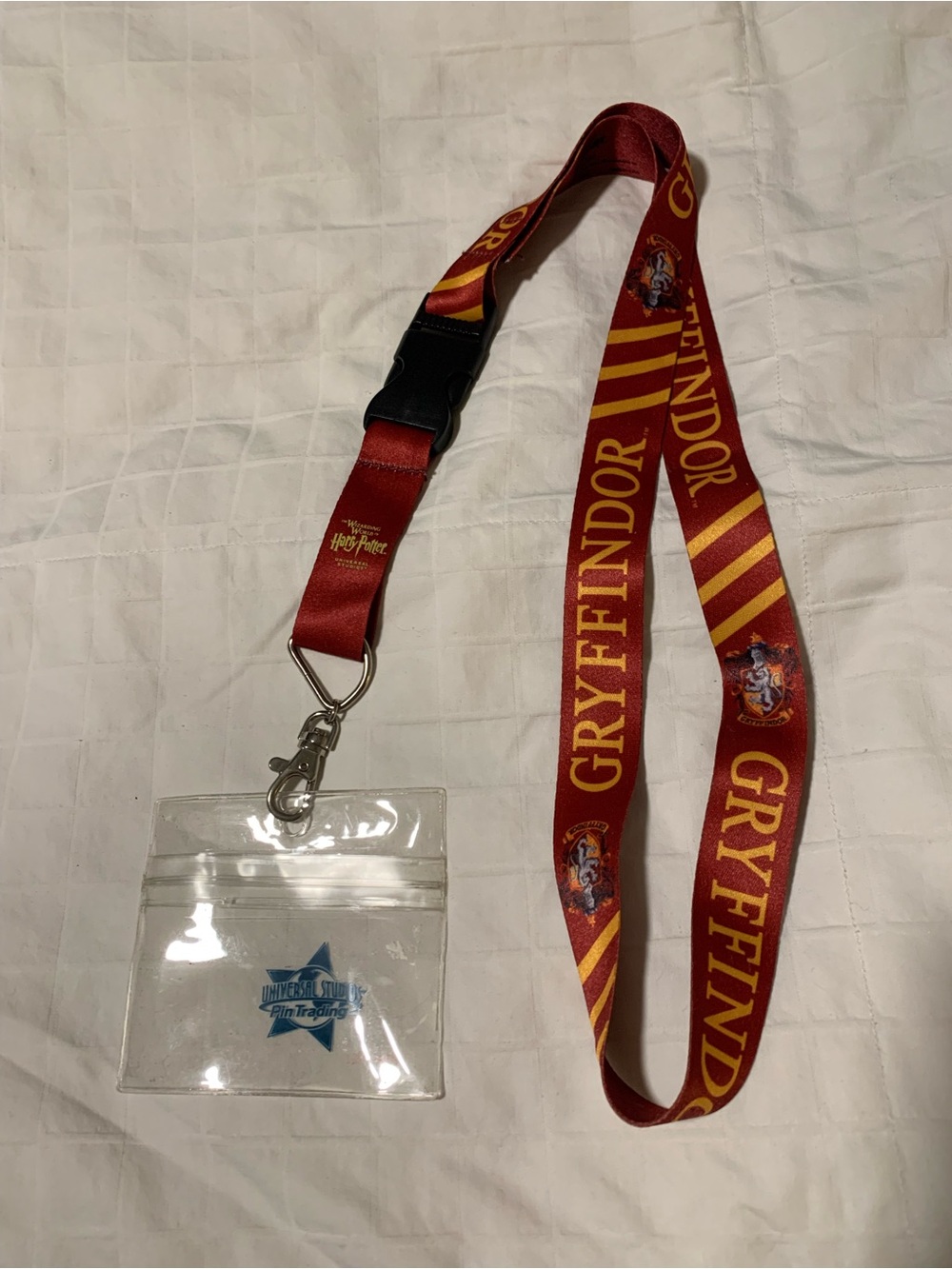 Official Gryffindor Red & Gold Lanyard with Badge Holder